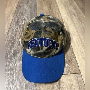 Men’s Kentucky Camo and Blue Cap